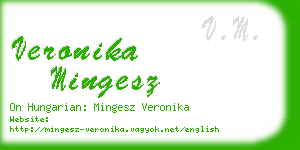 veronika mingesz business card